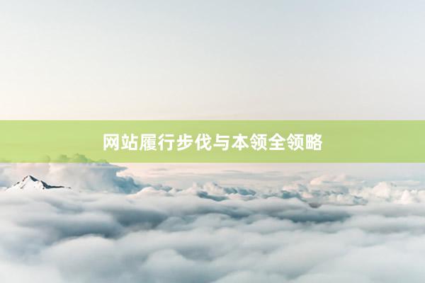 网站履行步伐与本领全领略